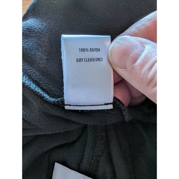 Bailey 44 Cargo Pants Women's Size Small Black Drawstring Flowy Gauzy Chiffon - Picture 10 of 10